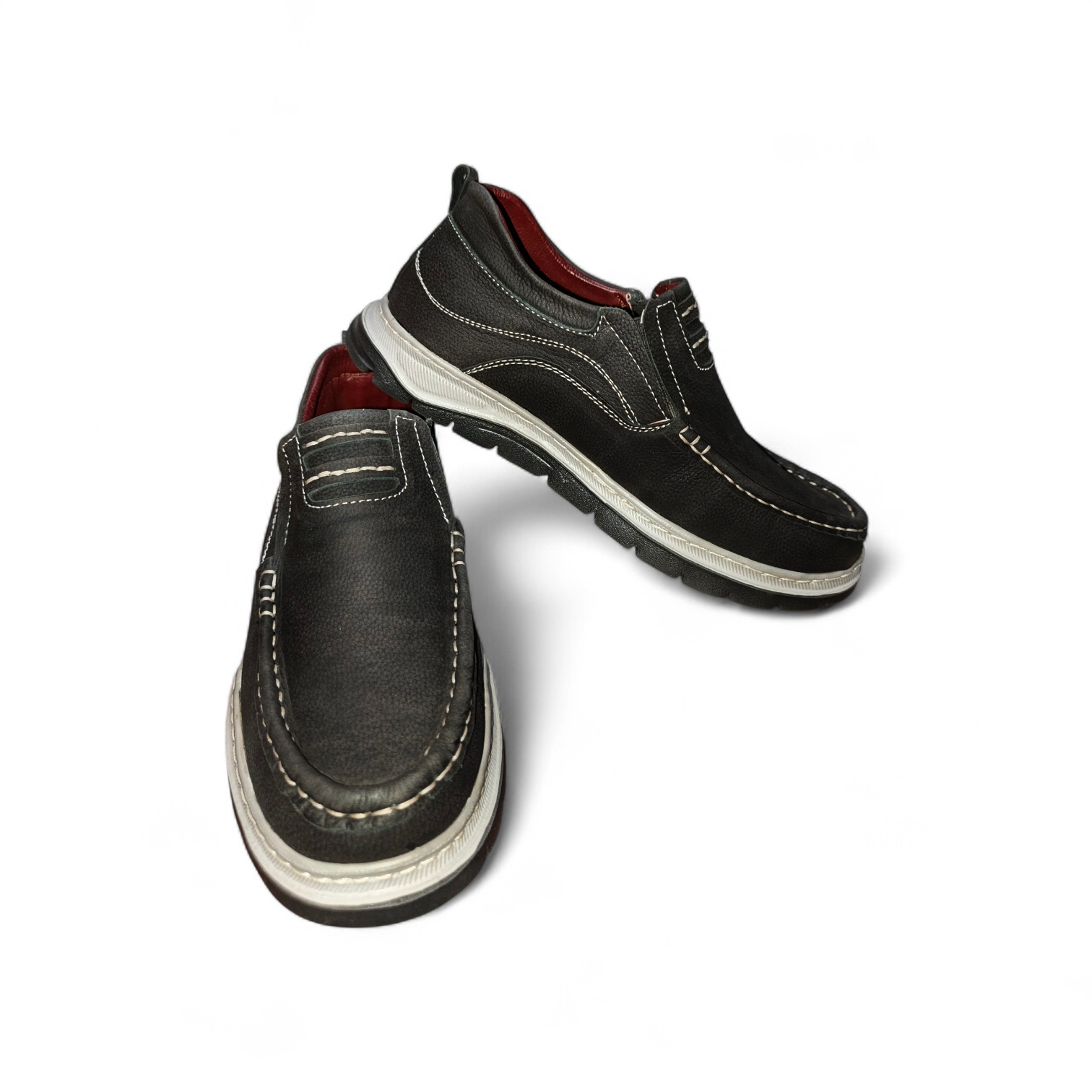 Casual Shoe with Buff Leather-Art 506 - Image 2